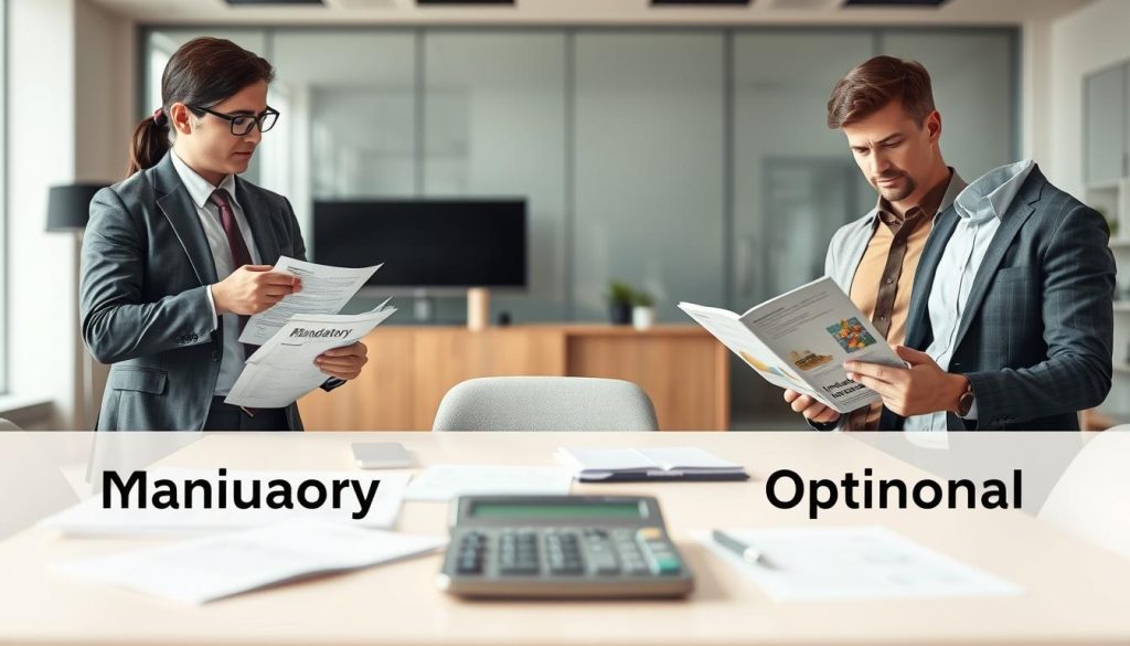 assurance obligatoire et facultative