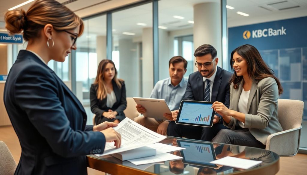 étapes prêt KBC Bank